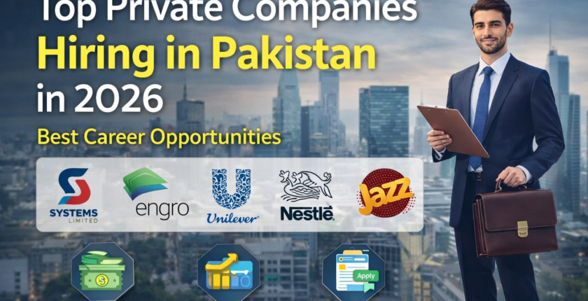Top Private Companies Hiring in Pakistan 2026